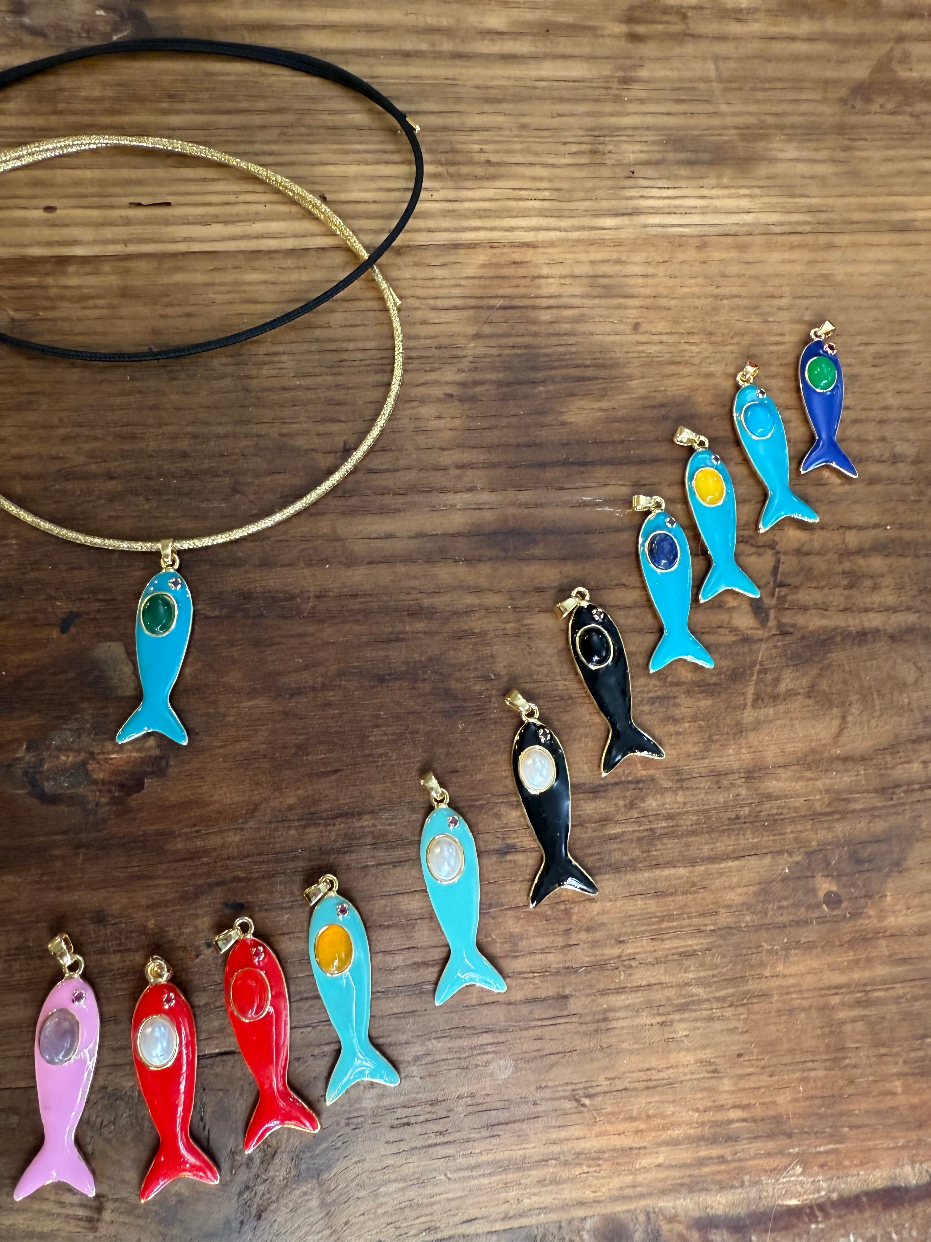 MAGNETIC CHOKER con PESCIOLINO