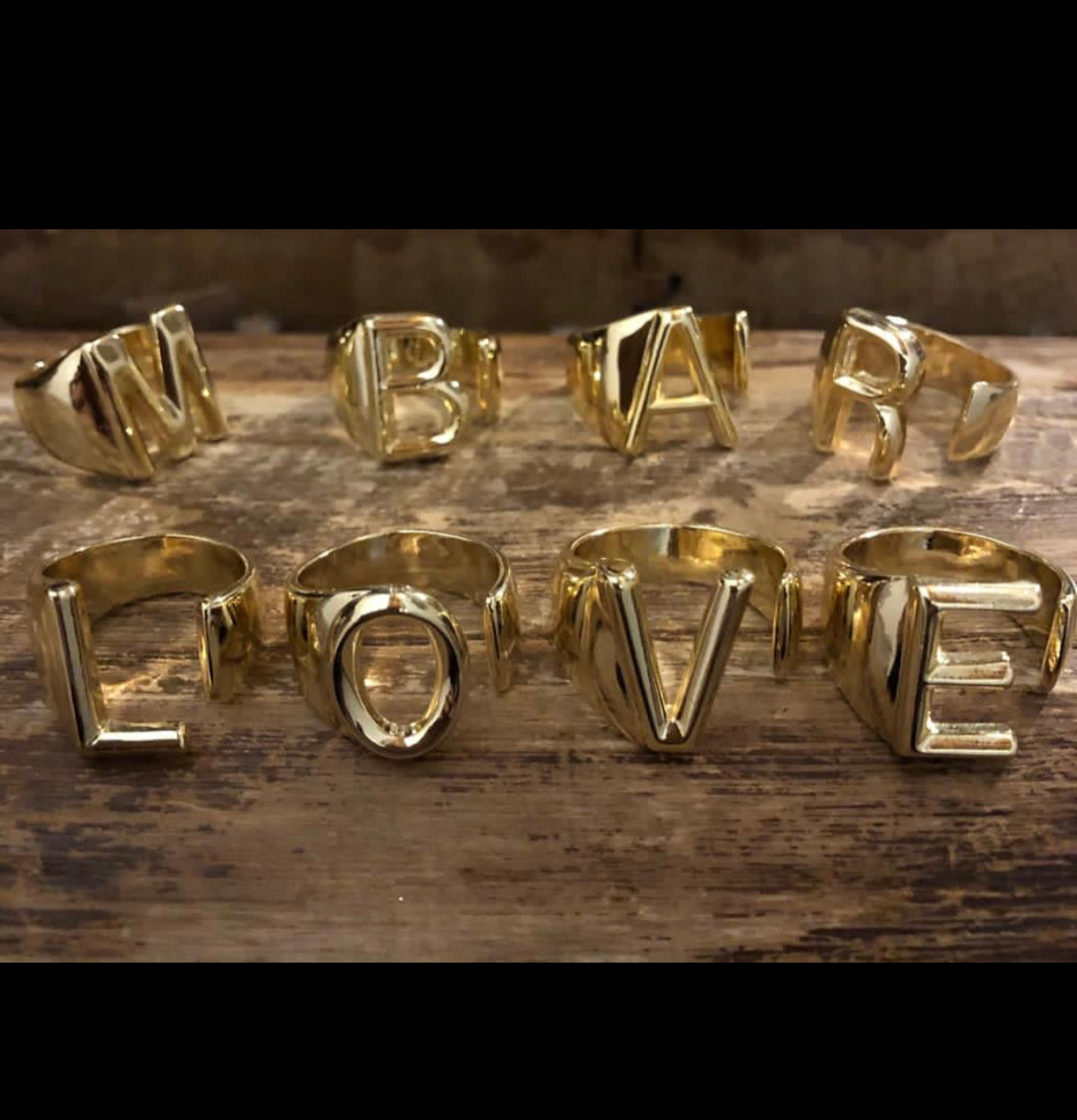 Anello Lettera Maxi mi