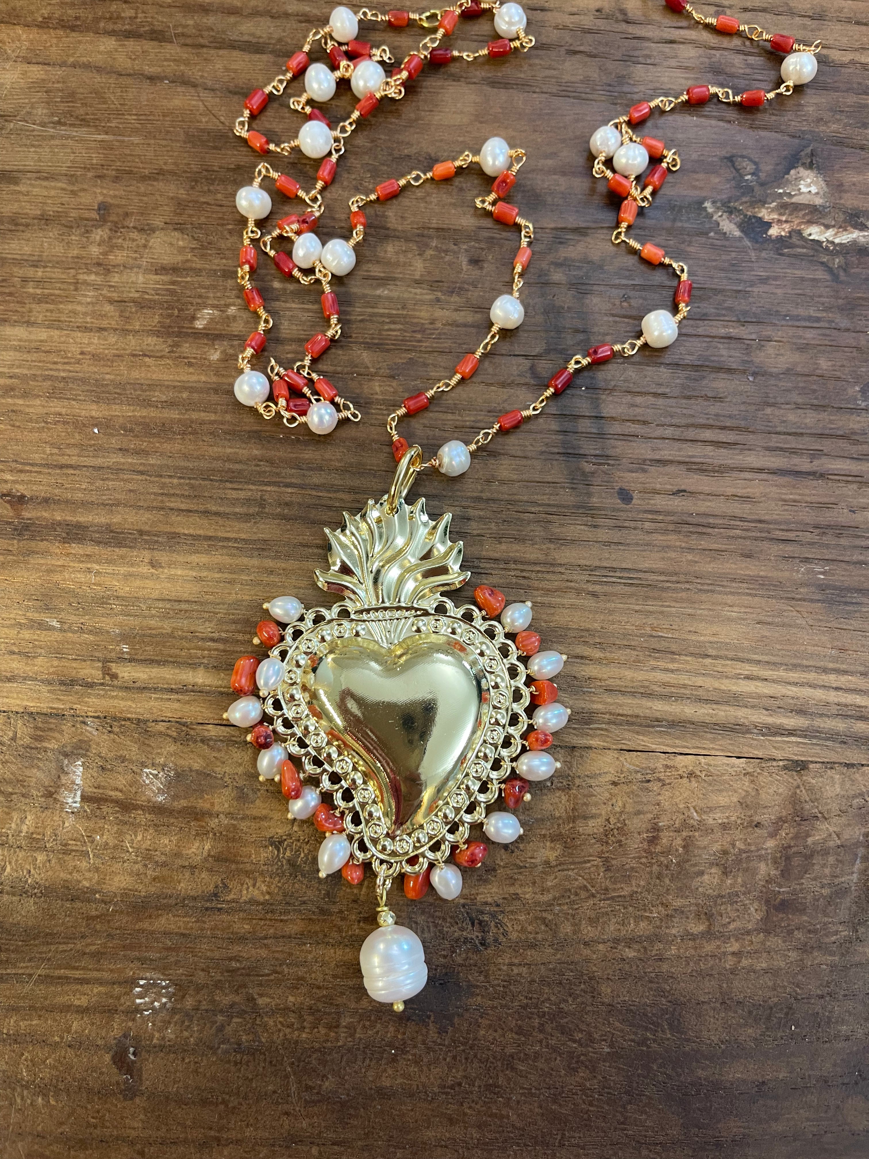 CUORE SACRO PERLA e BAMBU