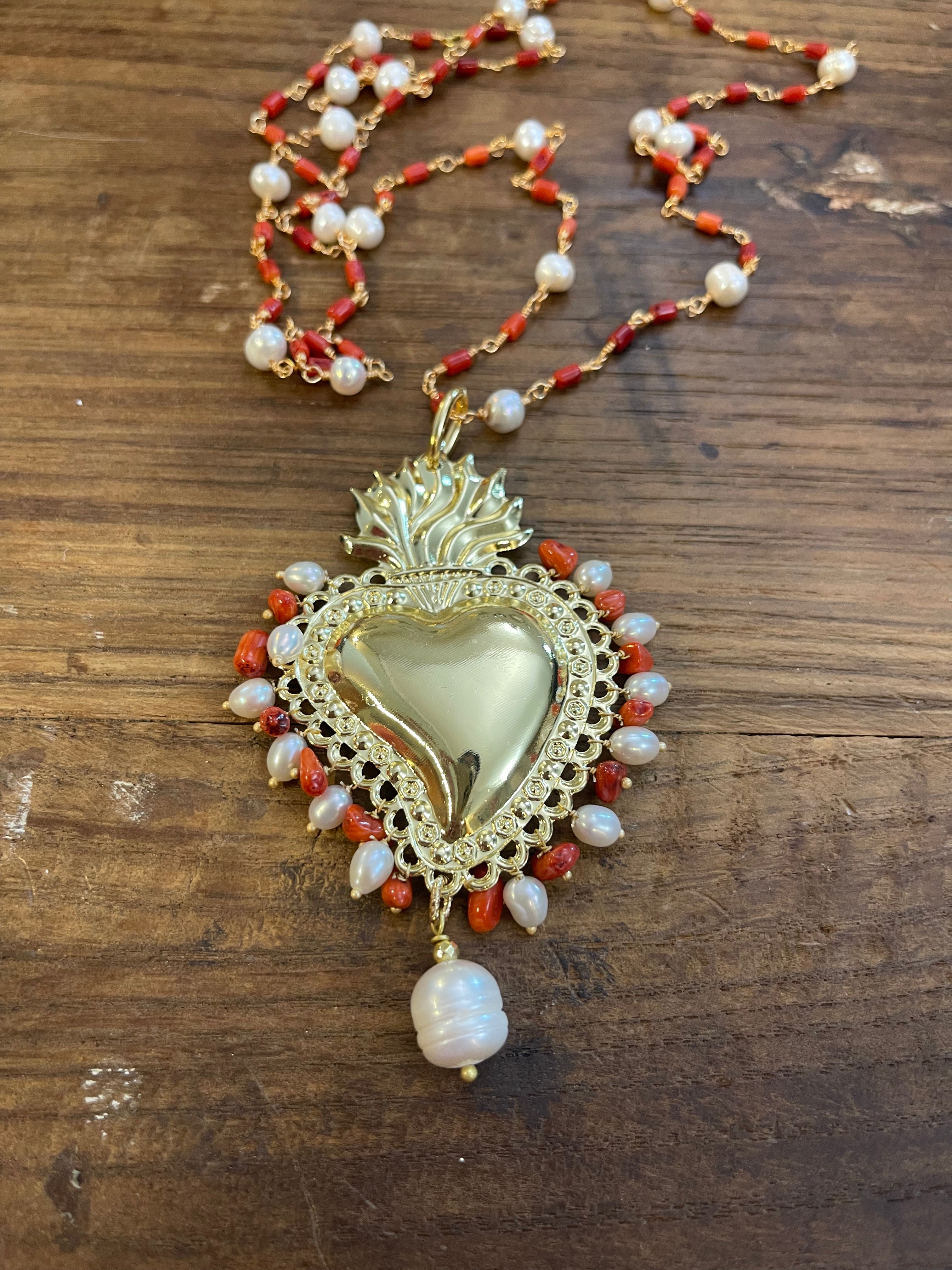 CUORE SACRO PERLA e BAMBU