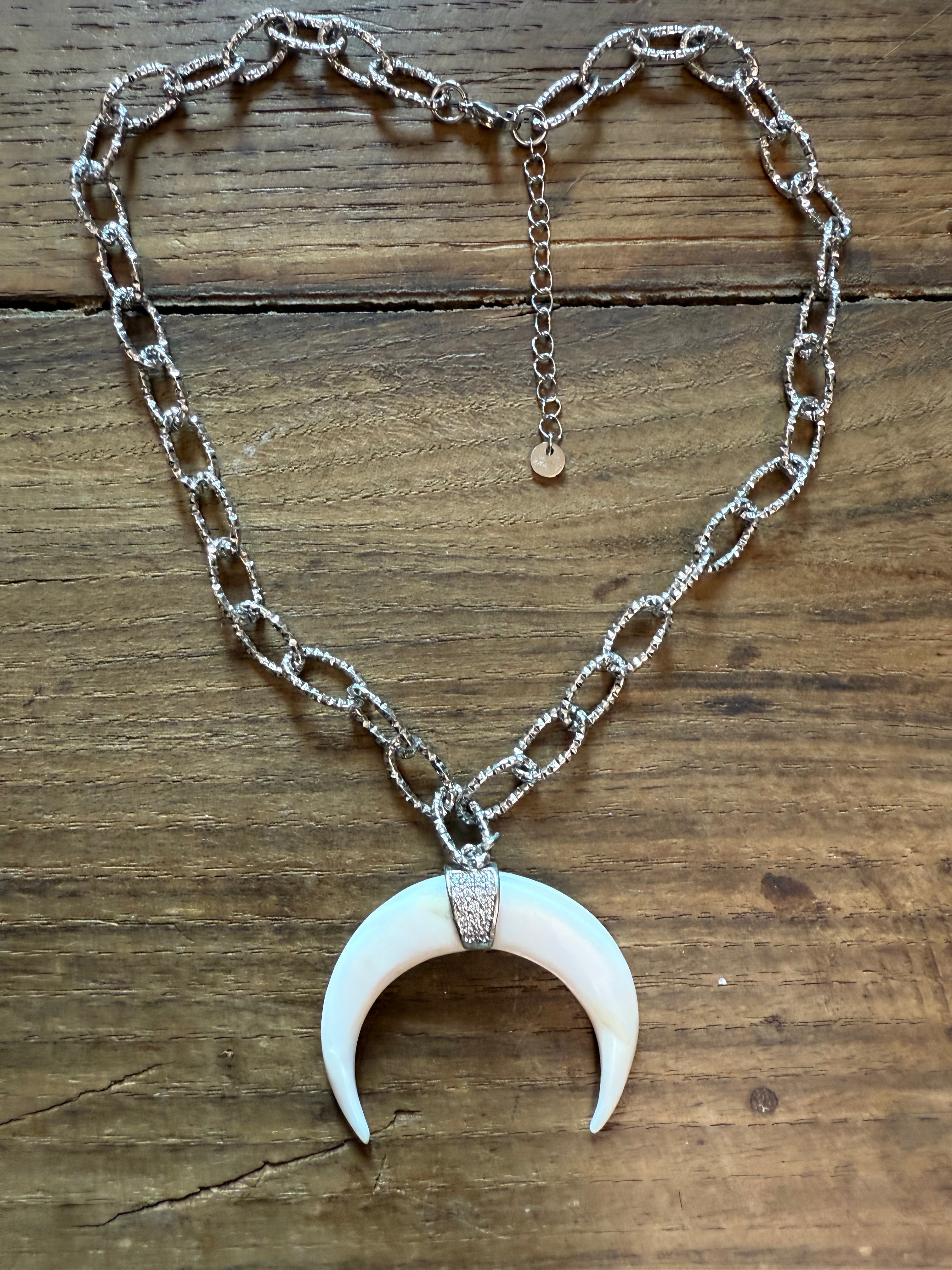 MINI MOON MADREPERLA SILVER