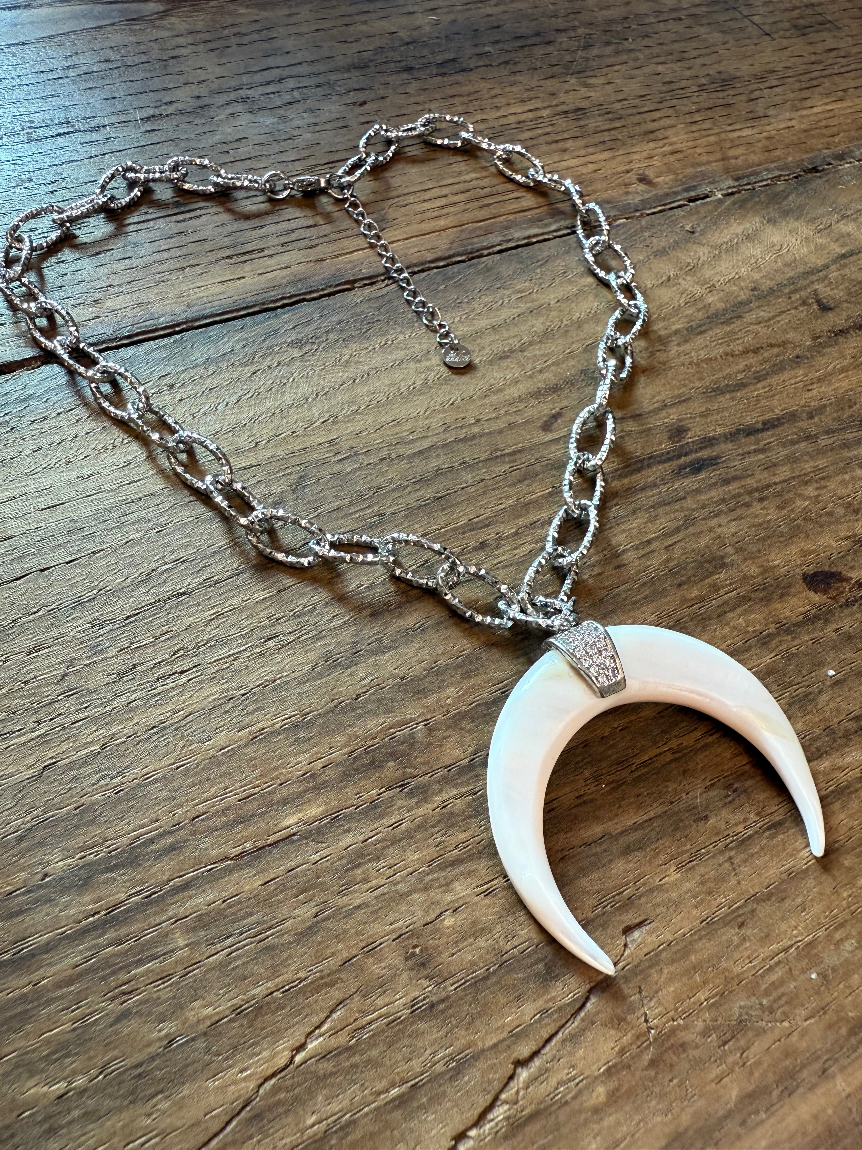 MINI MOON MADREPERLA SILVER