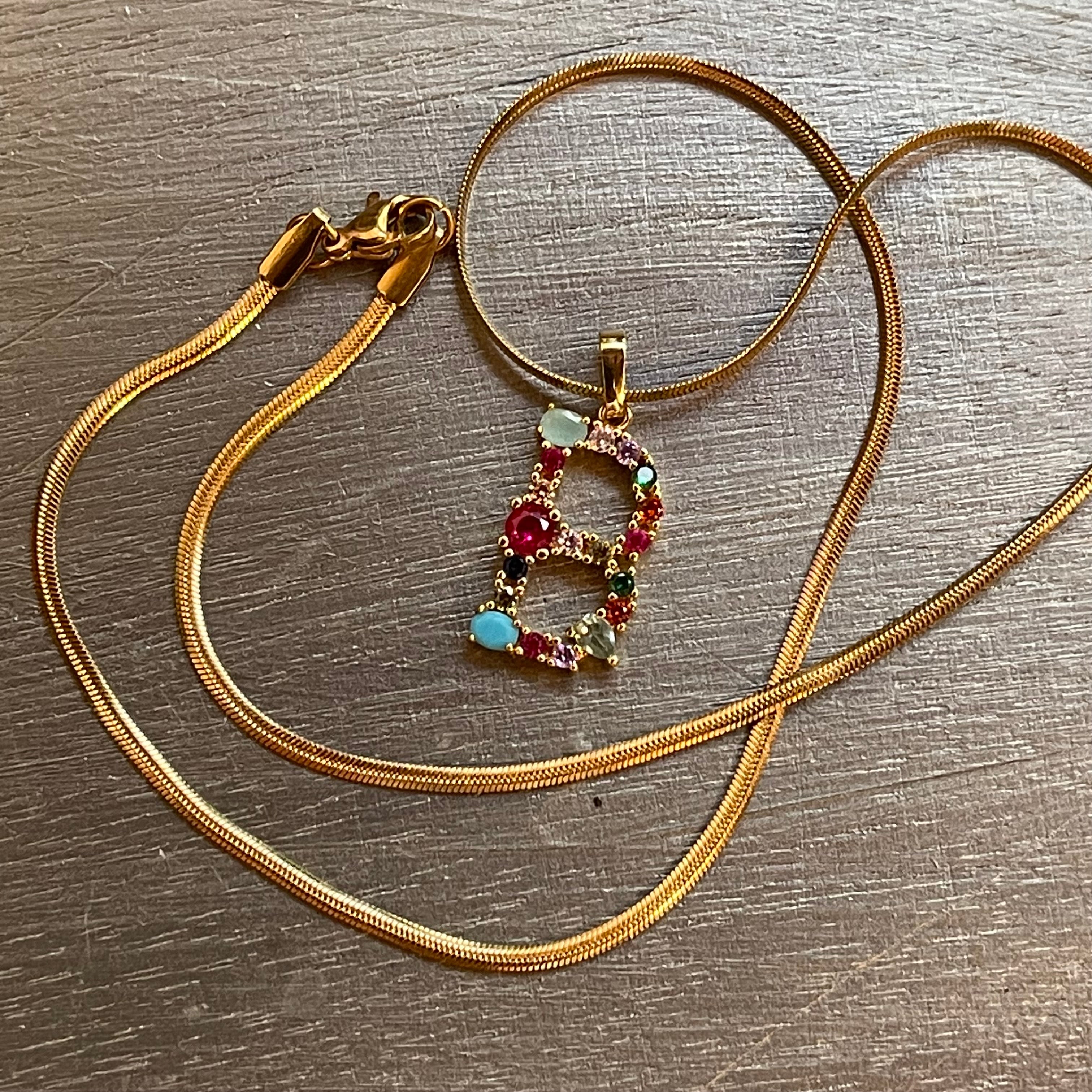 COLLANA LETTERE COLORATE