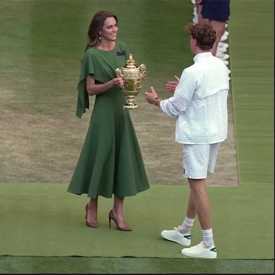 Il linguaggio cromatico di Kate Middleton sul palcoscenico di Wimbledon
