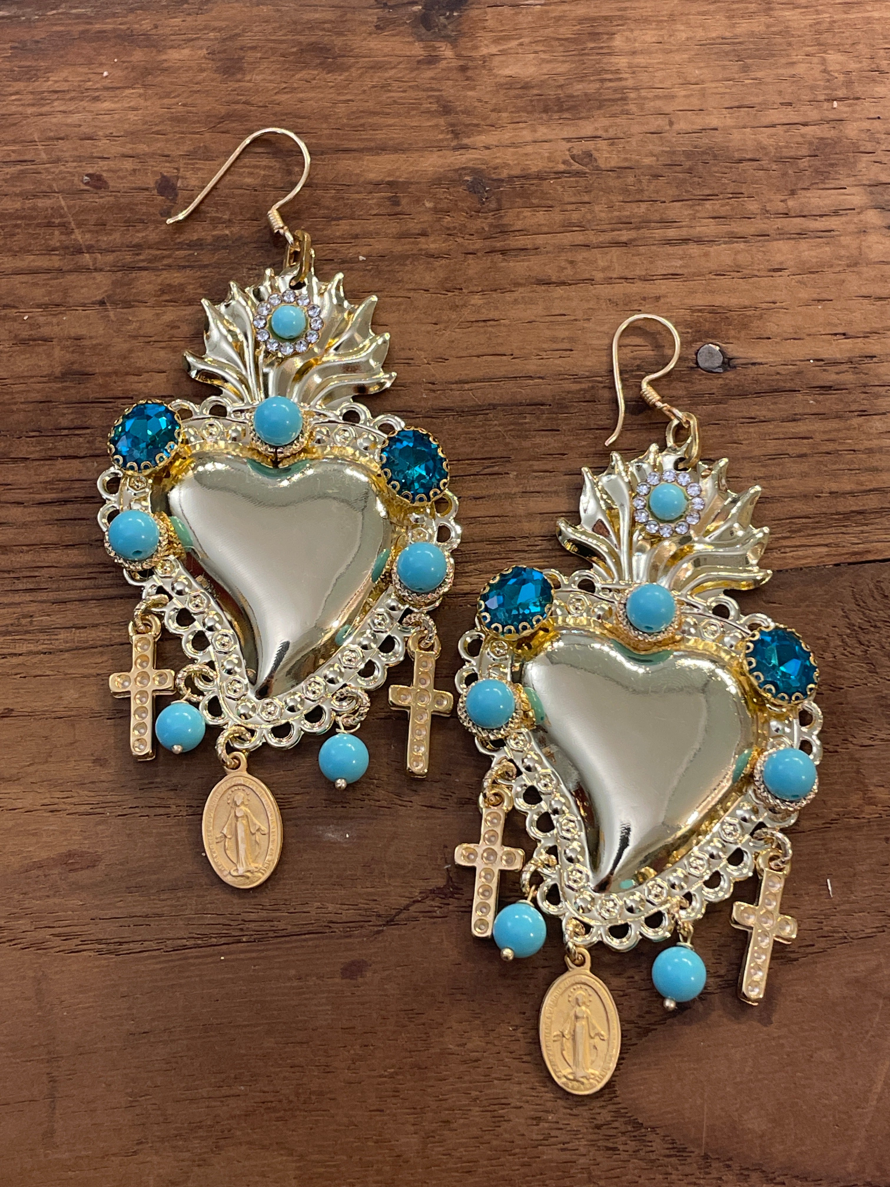 TURQUOISE SACRED HEART