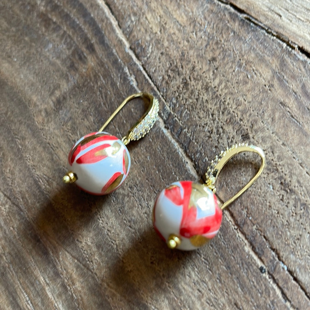 Caltagirone ceramic earrings