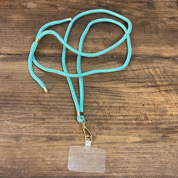 CORD SHOULDER STRAP for mobile phone in TIFFANY colour