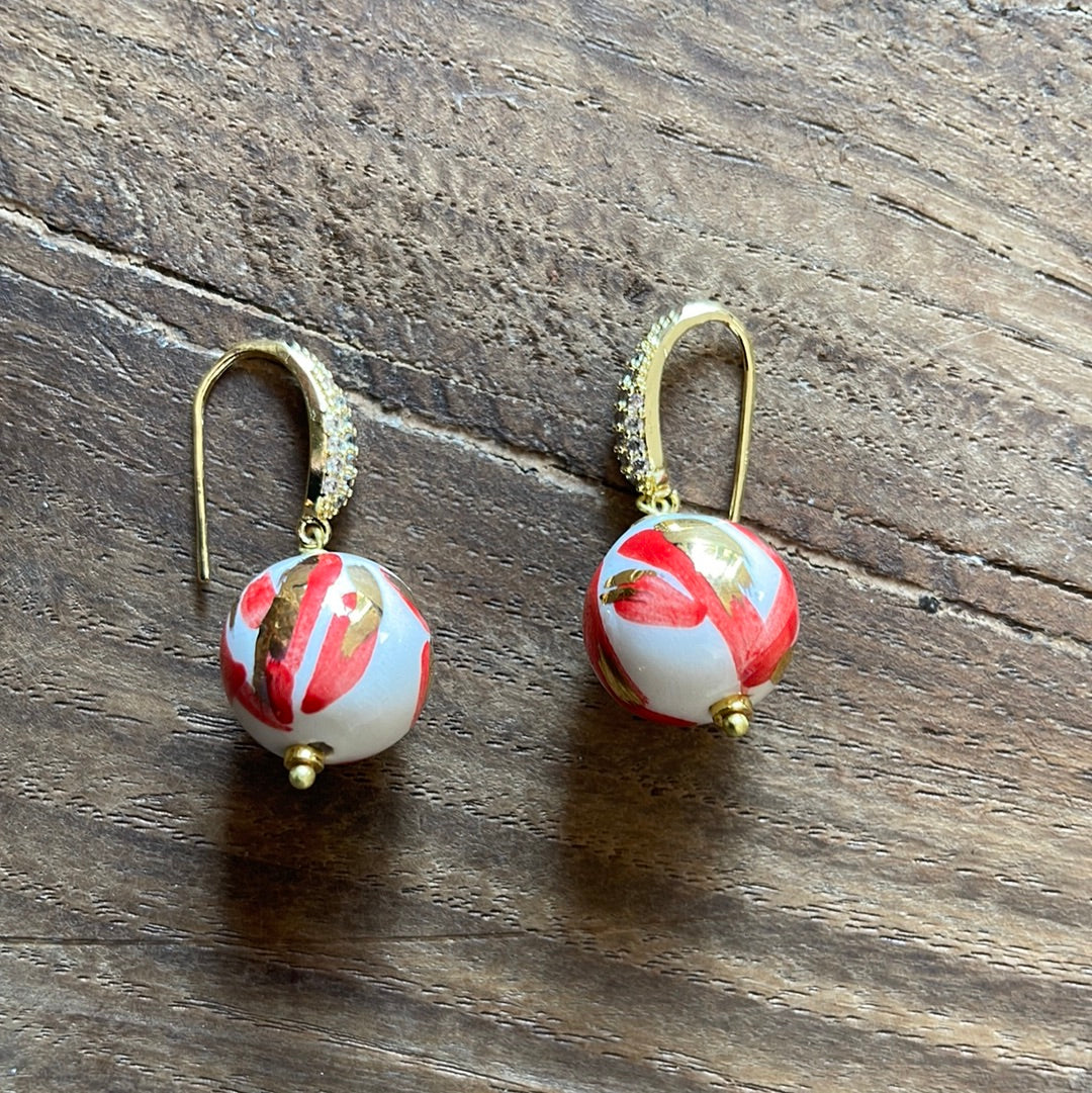 Caltagirone ceramic earrings