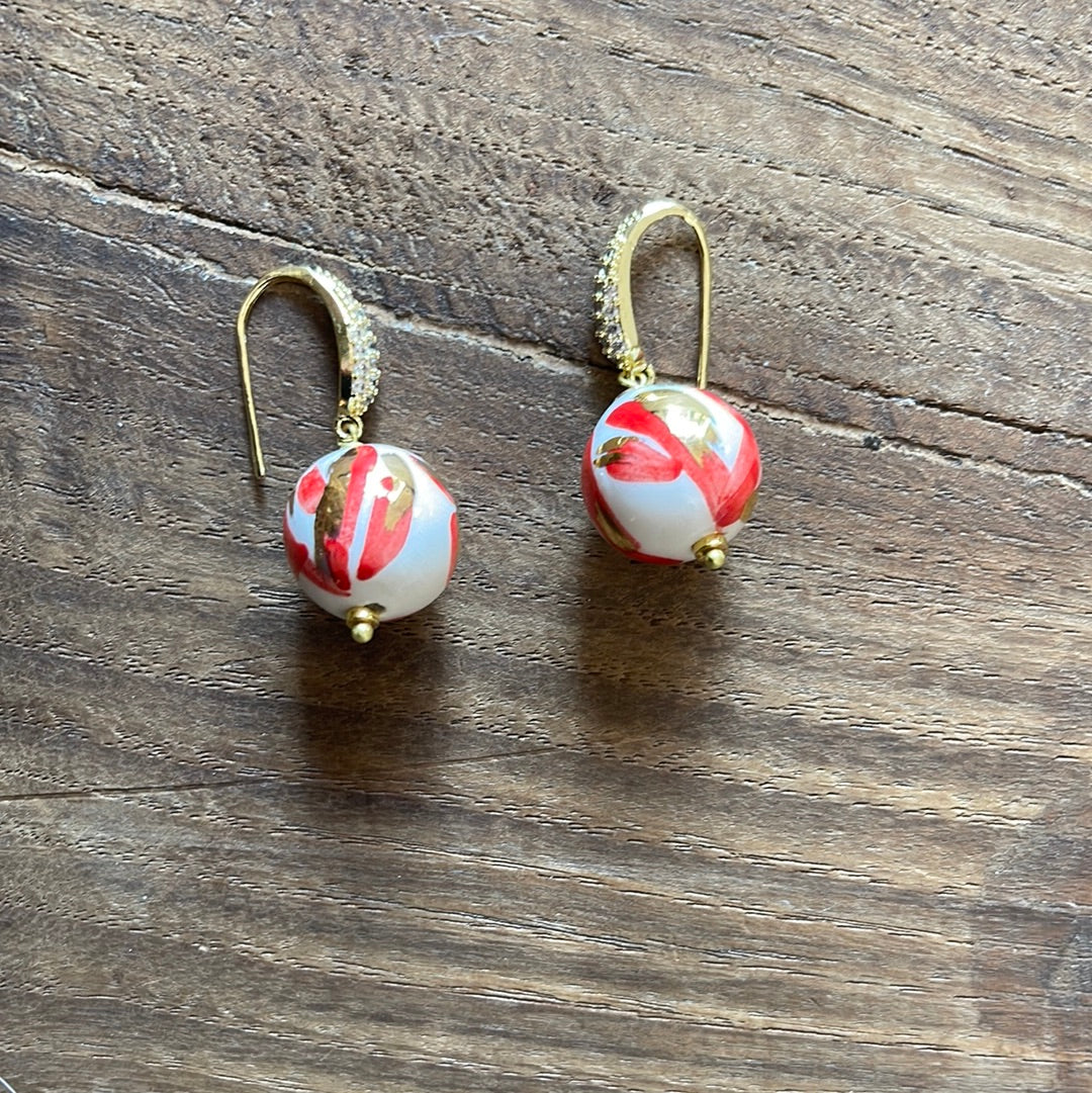 Caltagirone ceramic earrings