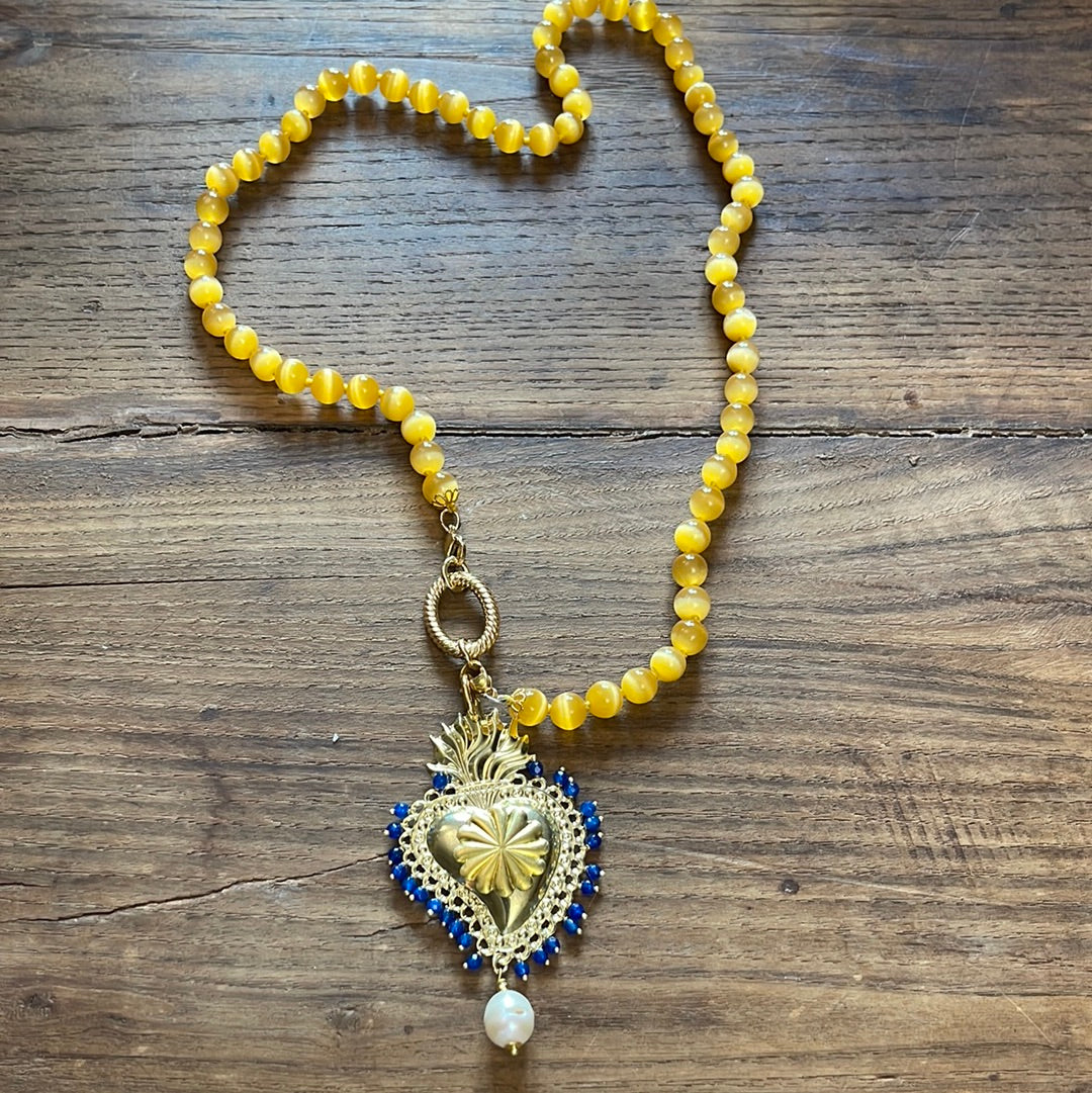 YELLOW SACRED HEART