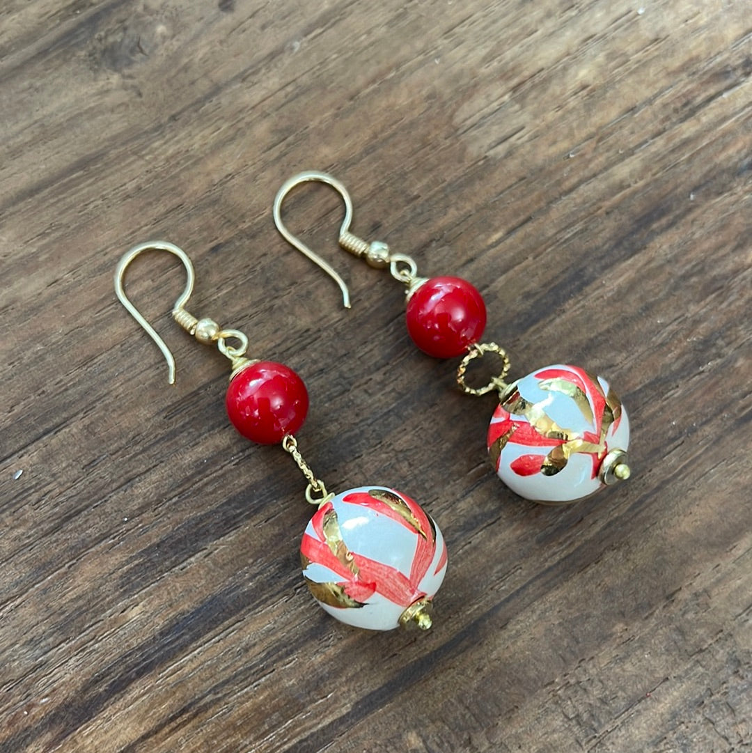 Caltagirone ceramic earrings