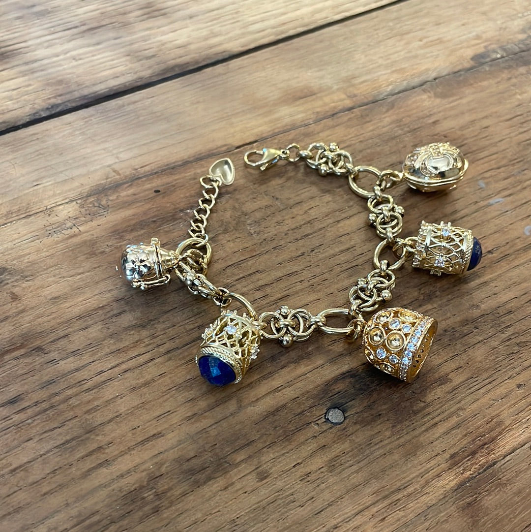 BRACCIALE CHARMS BLUE LANTERN