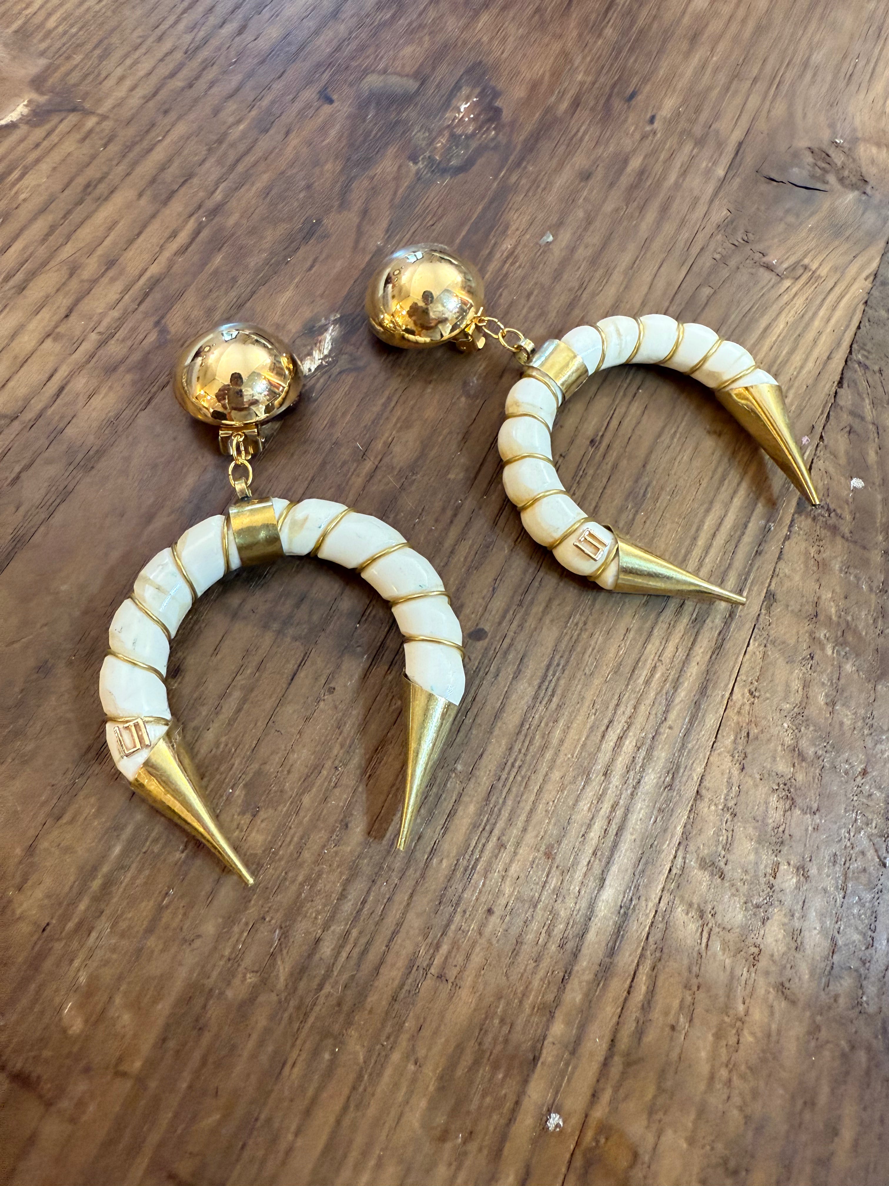 MOON MINI ORECCHINI
