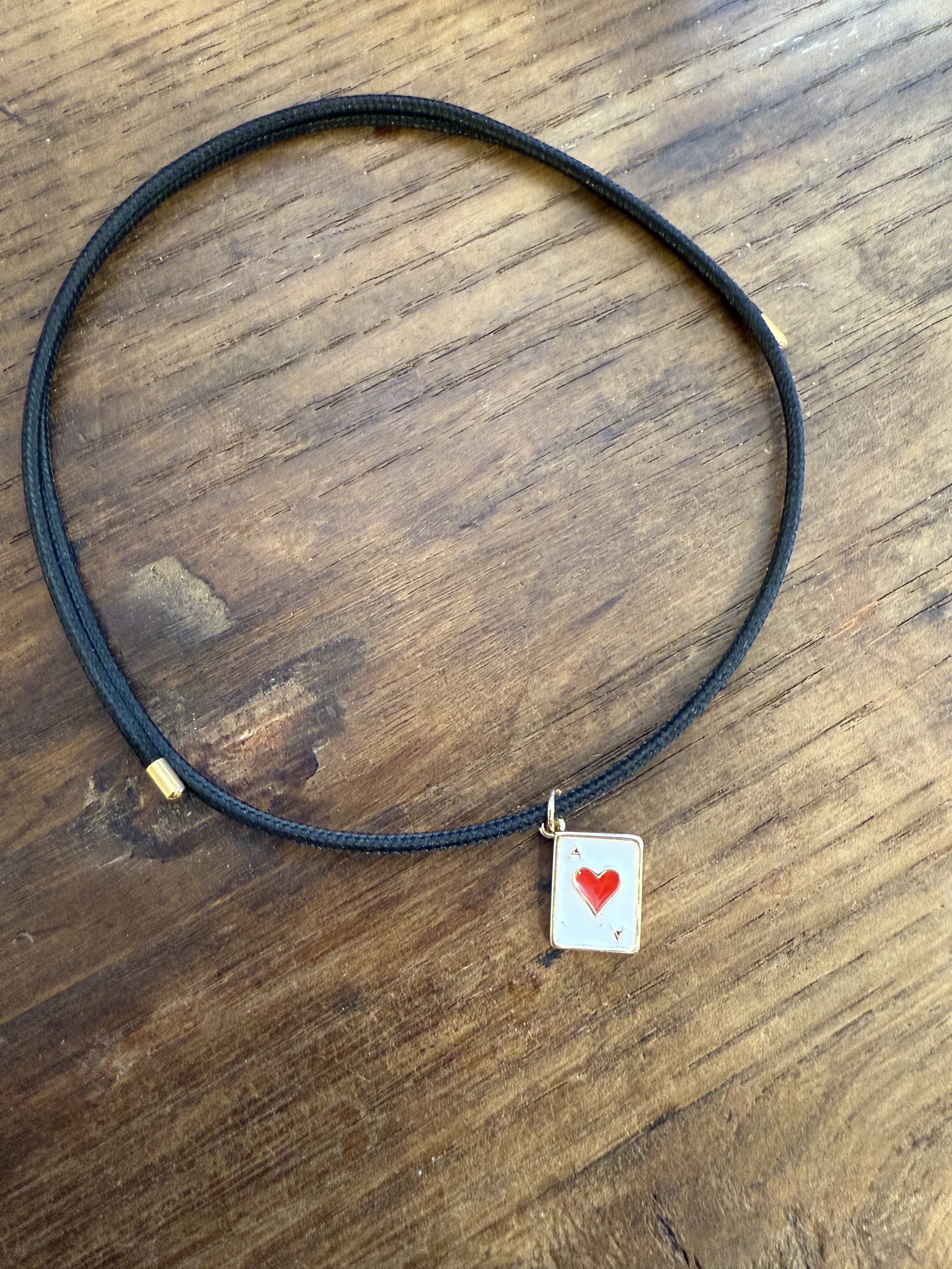 MAGNETIC CHOKER con ASSO DI CUORI