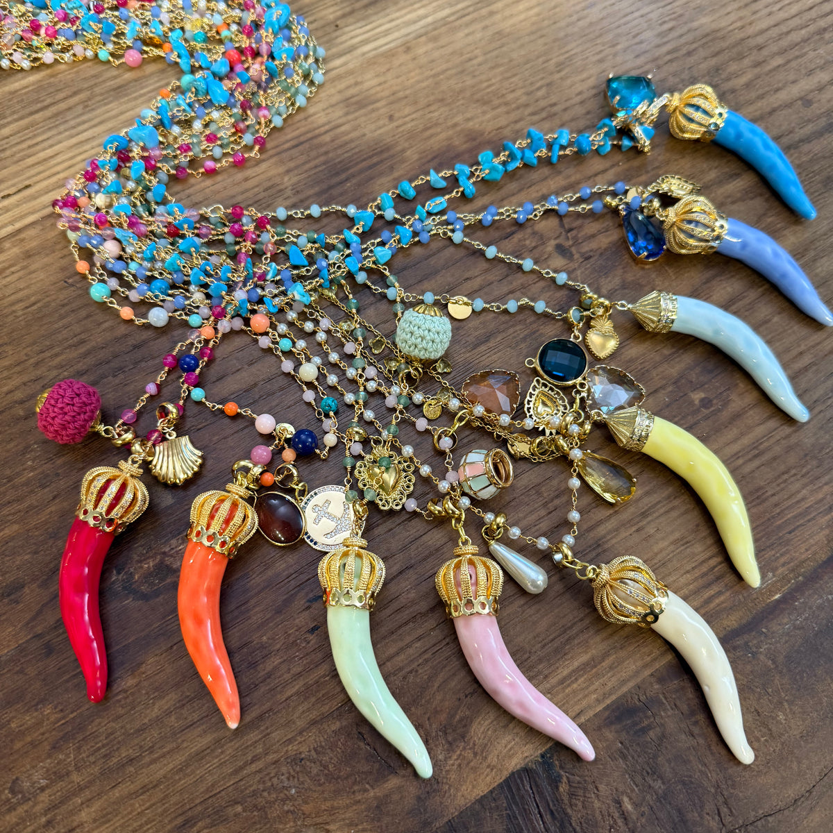 Collana Ciondoli Porta fortuna – Pensieri D'oro 19