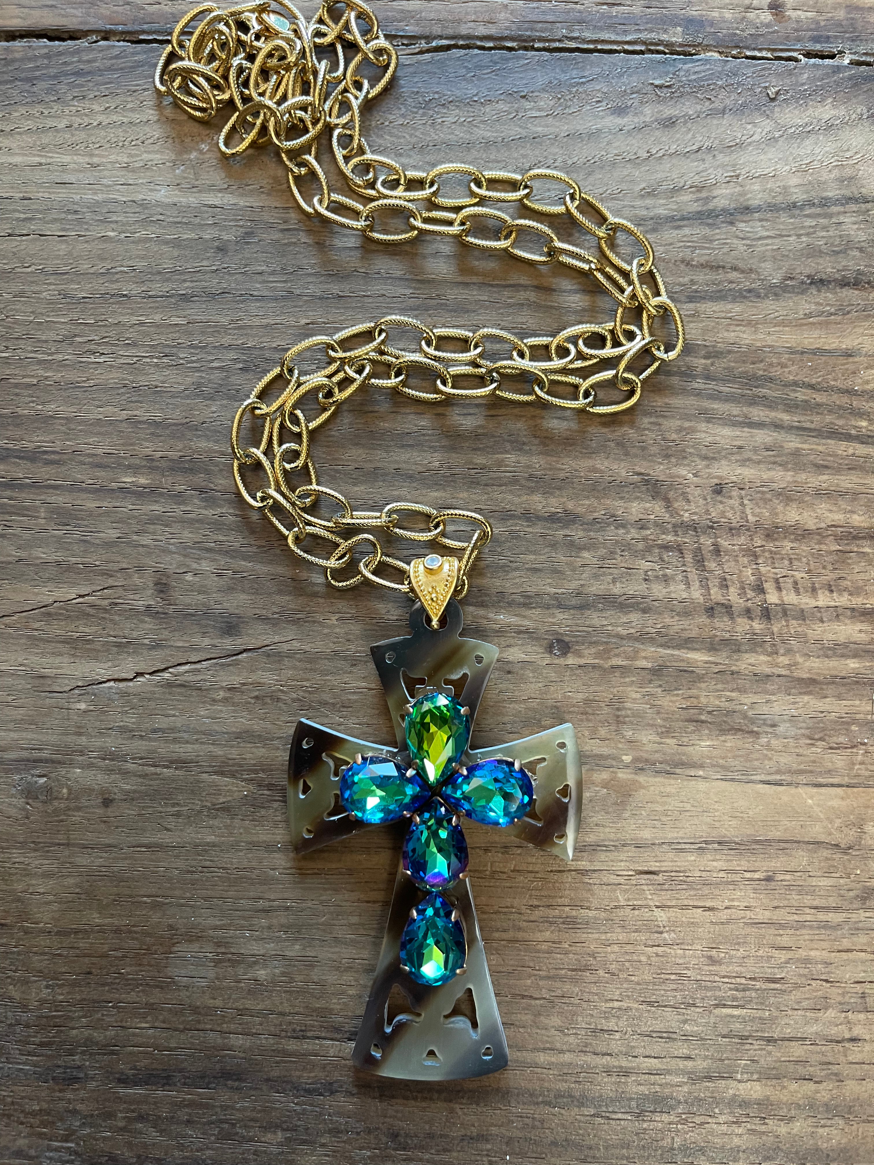 GREEN CRUCIFIX