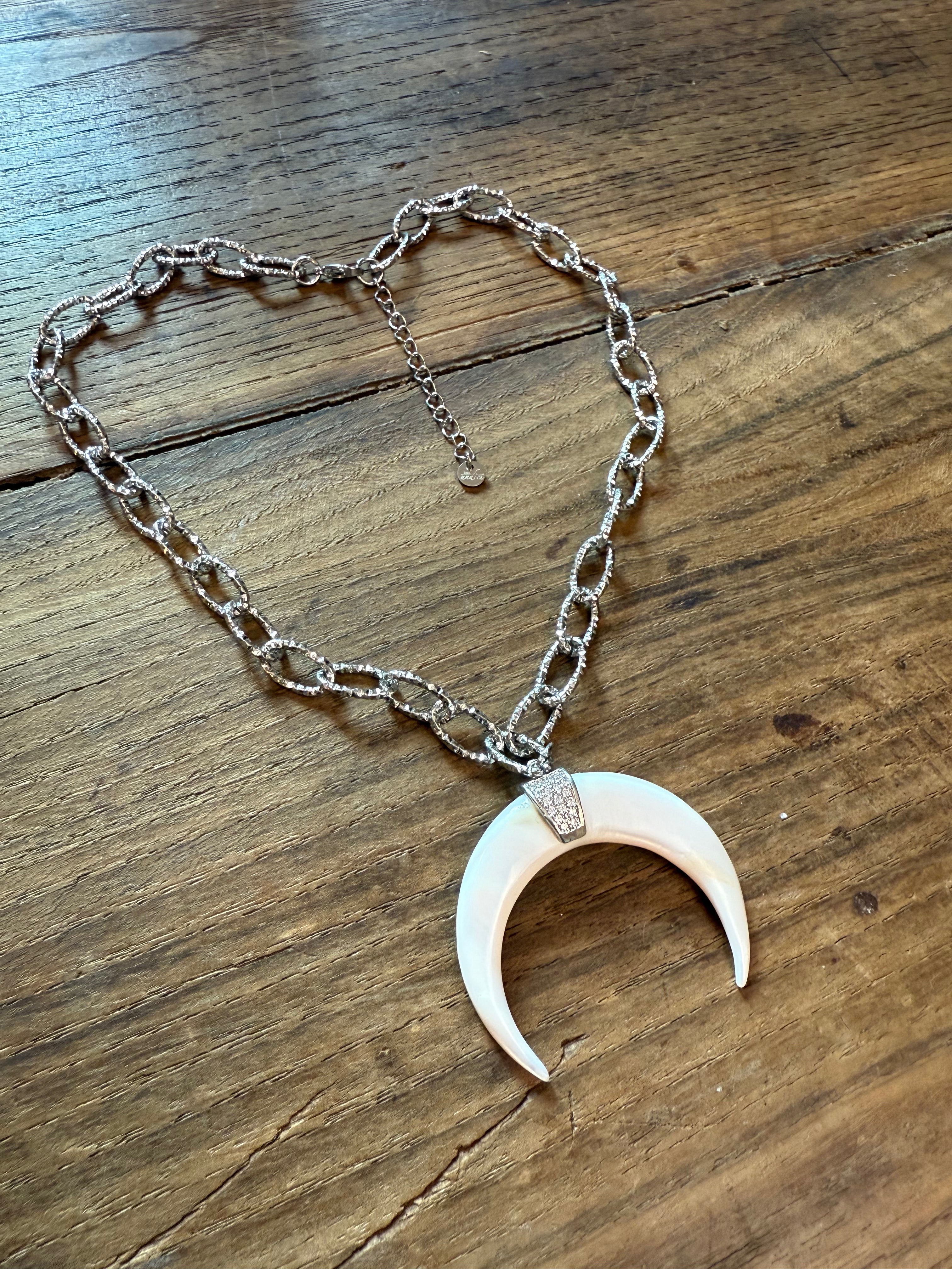 MINI MOON MADREPERLA SILVER