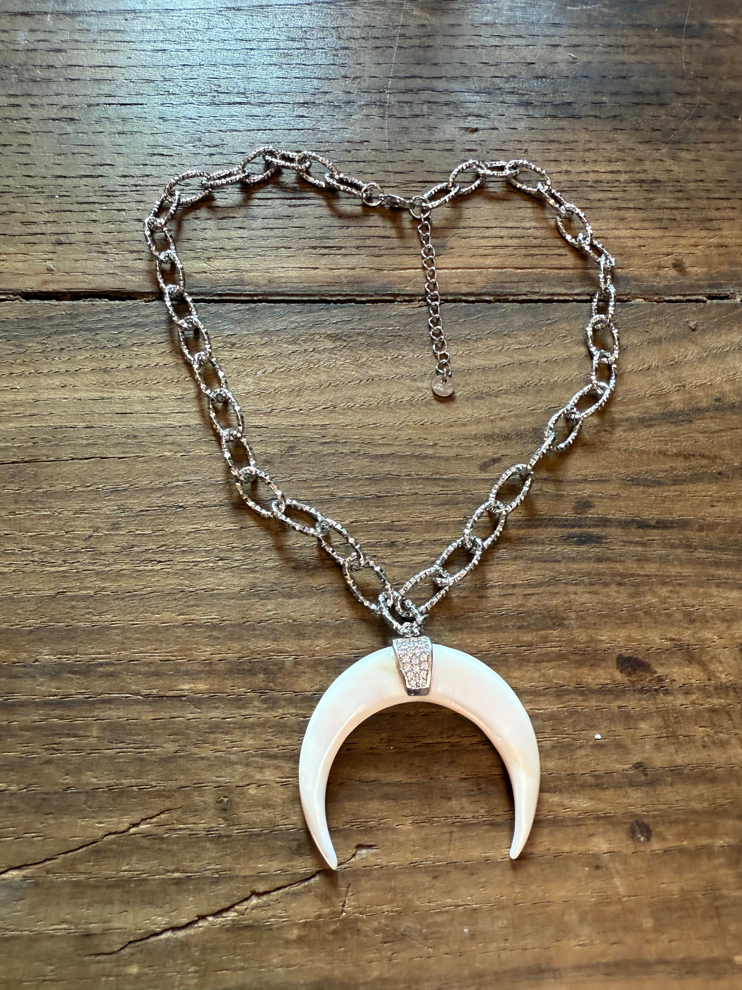 MINI MOON MADREPERLA SILVER