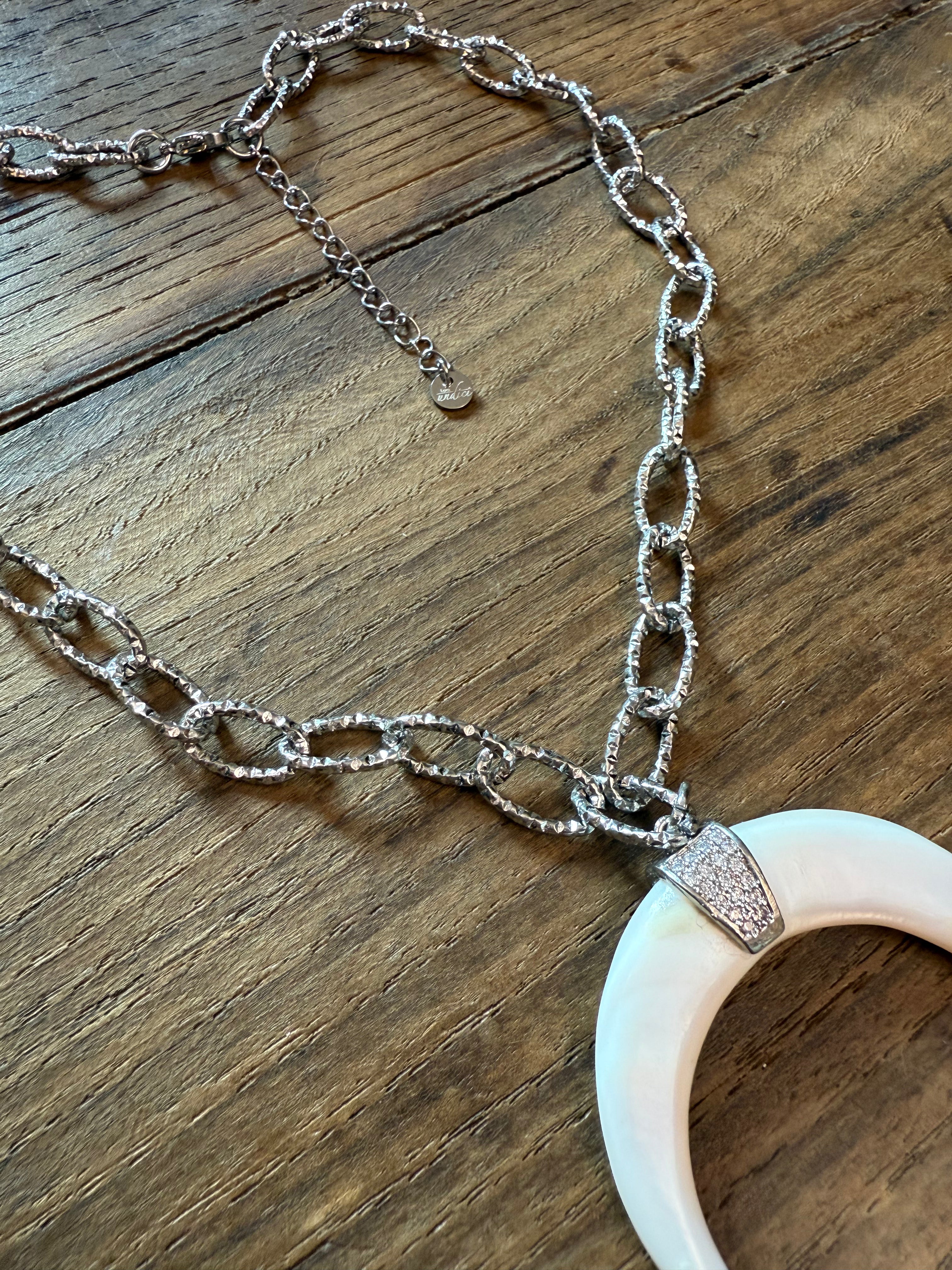 MINI MOON MADREPERLA SILVER