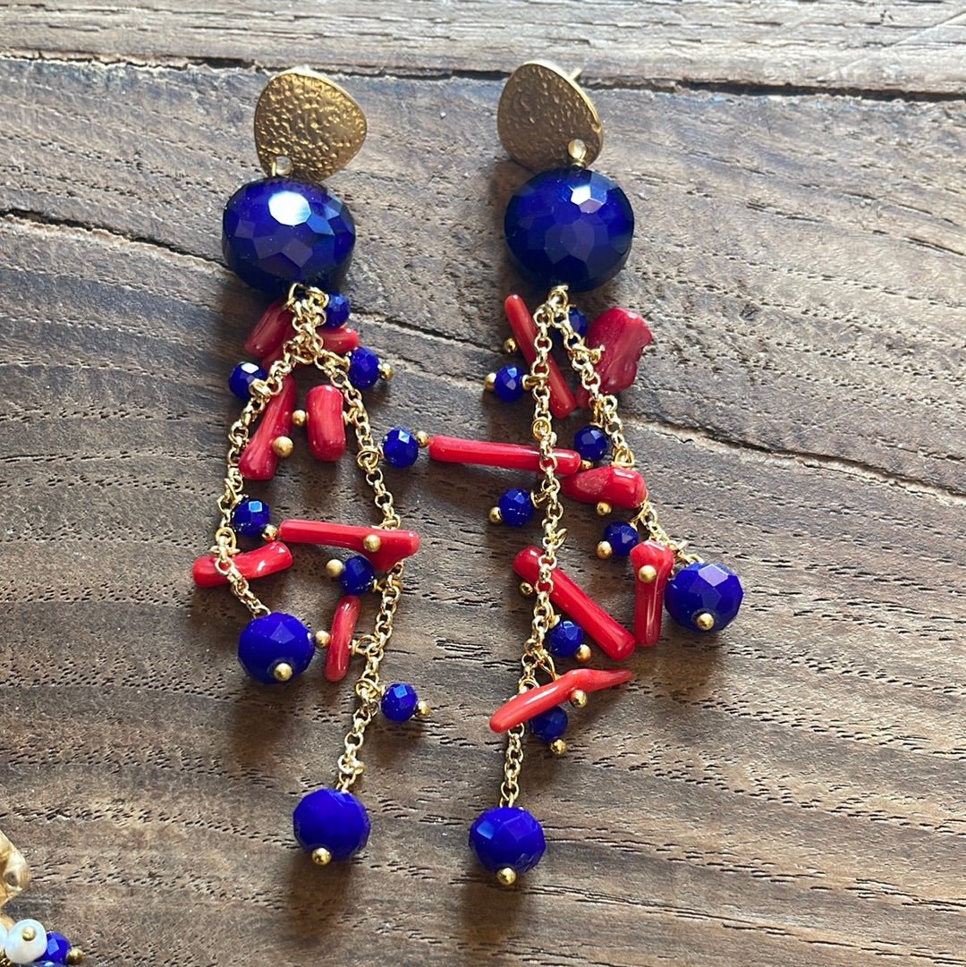 BOUCLES D'OREILLES NOUÉES