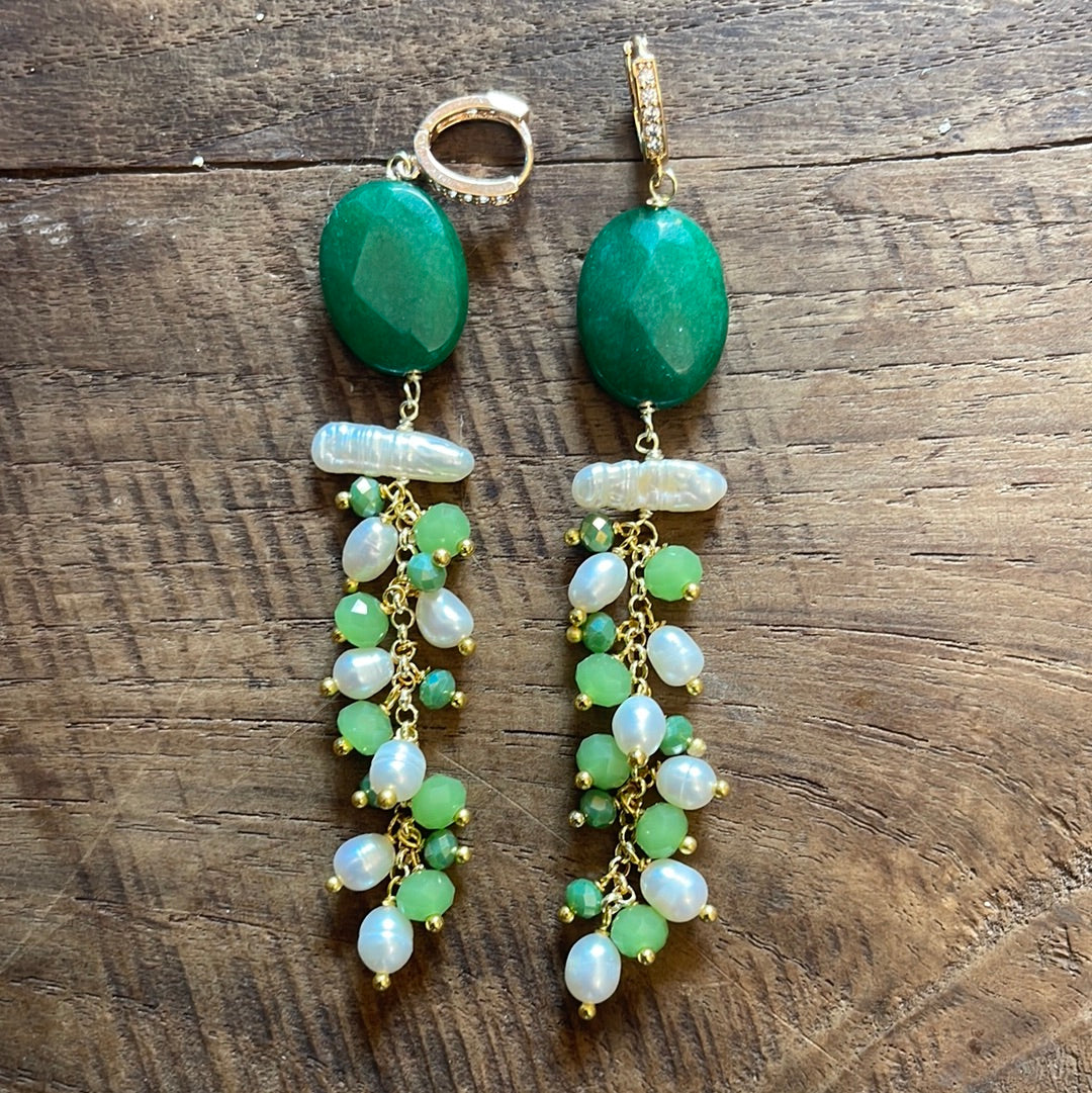 BOUCLES D'OREILLES NOUÉES