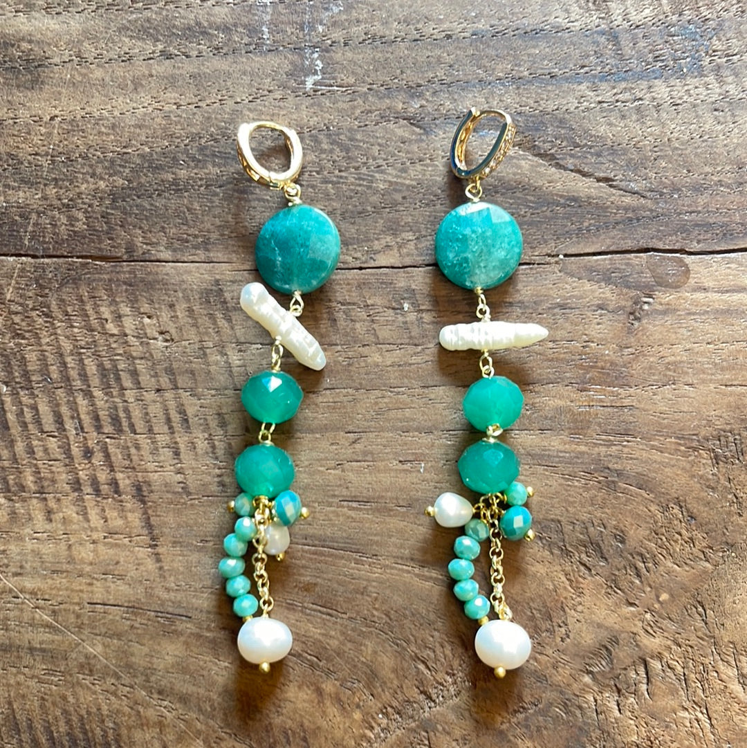 BOUCLES D'OREILLES NOUÉES