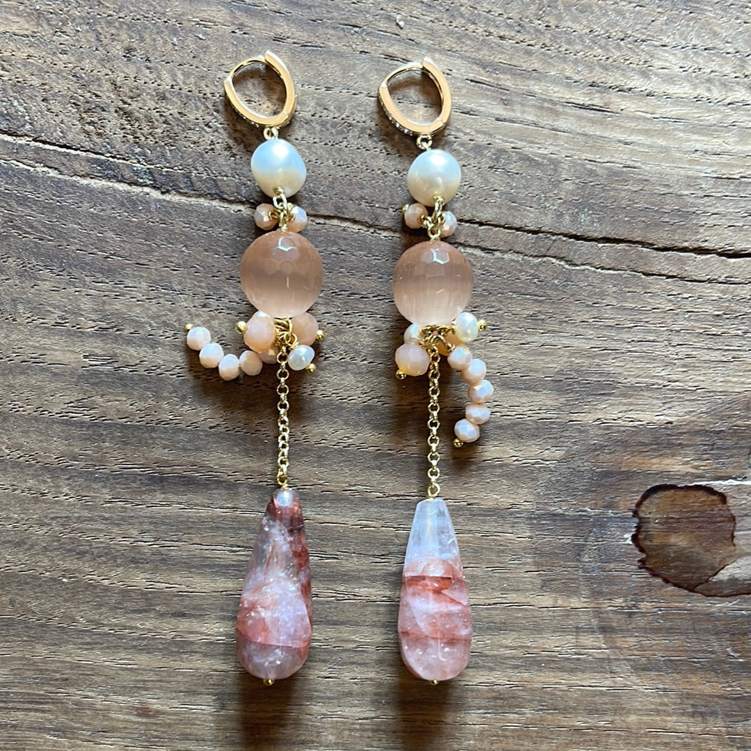 BOUCLES D'OREILLES NOUÉES