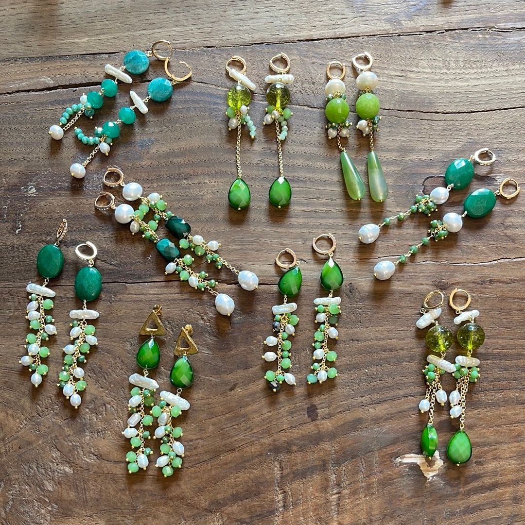 BOUCLES D'OREILLES NOUÉES