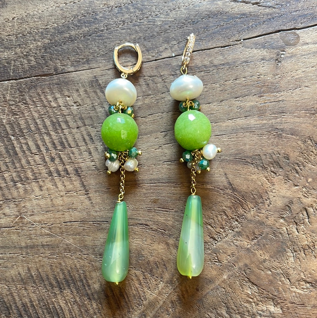 BOUCLES D'OREILLES NOUÉES