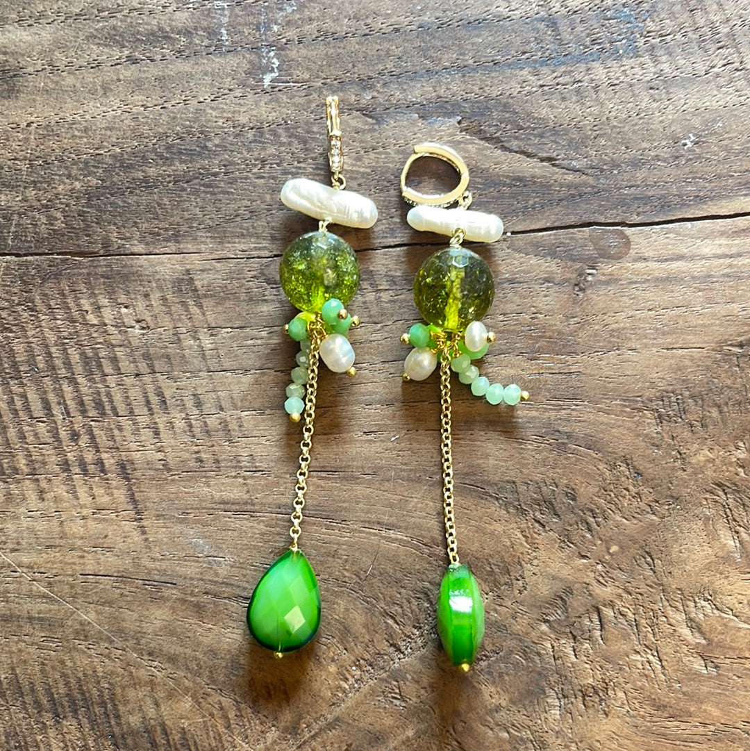 BOUCLES D'OREILLES NOUÉES