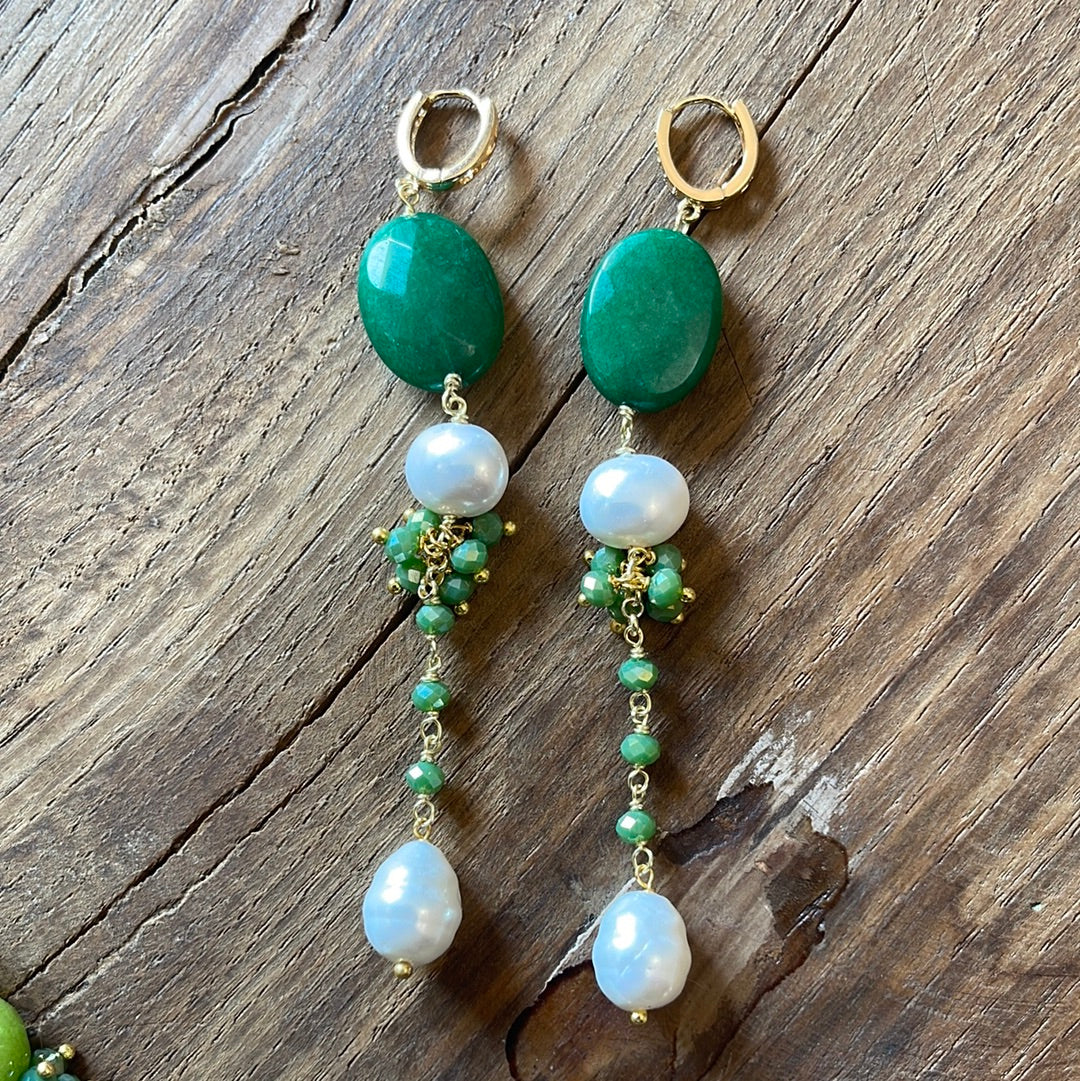 BOUCLES D'OREILLES NOUÉES