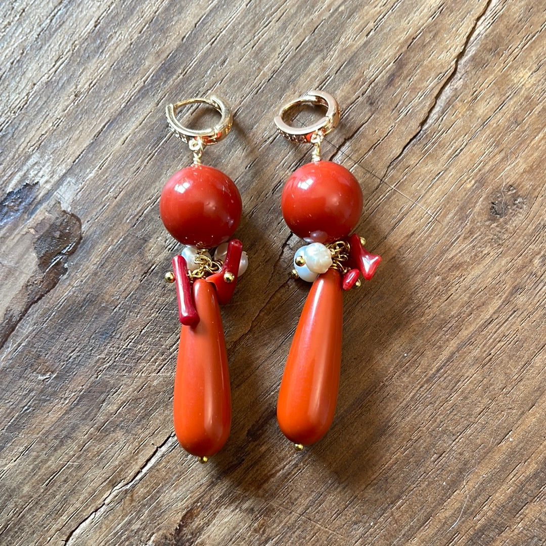 BOUCLES D'OREILLES NOUÉES