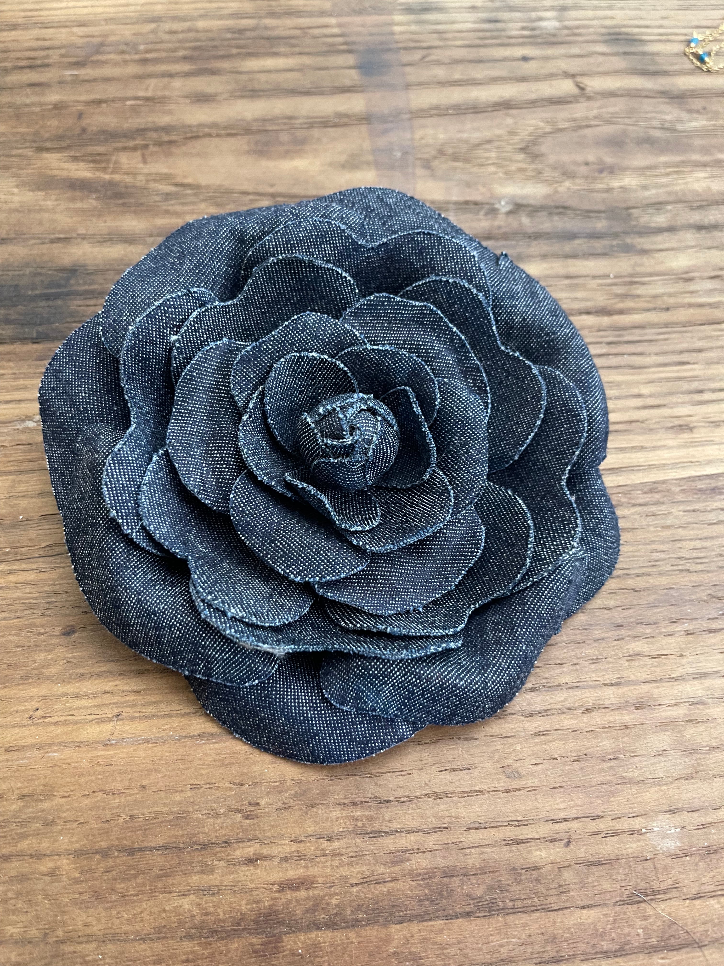 DENIM BROOCH