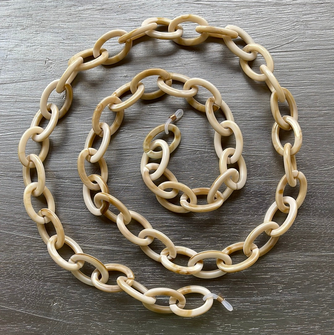 BEIGE/CAMEL CHAIN