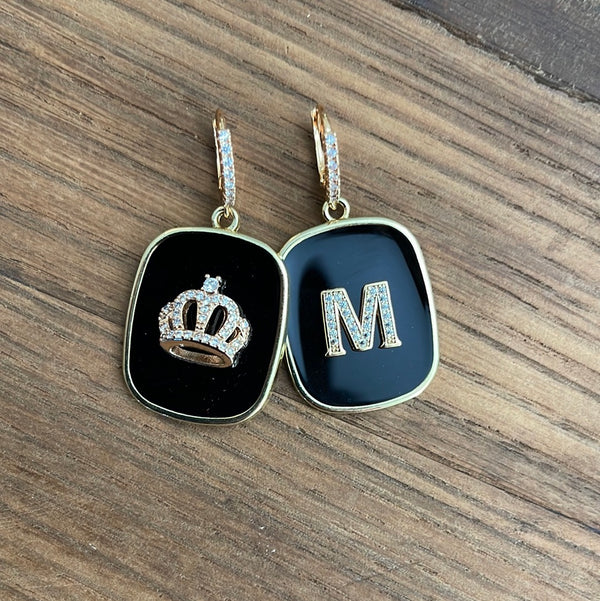 BLACK LETTER AND CROWN TAGS