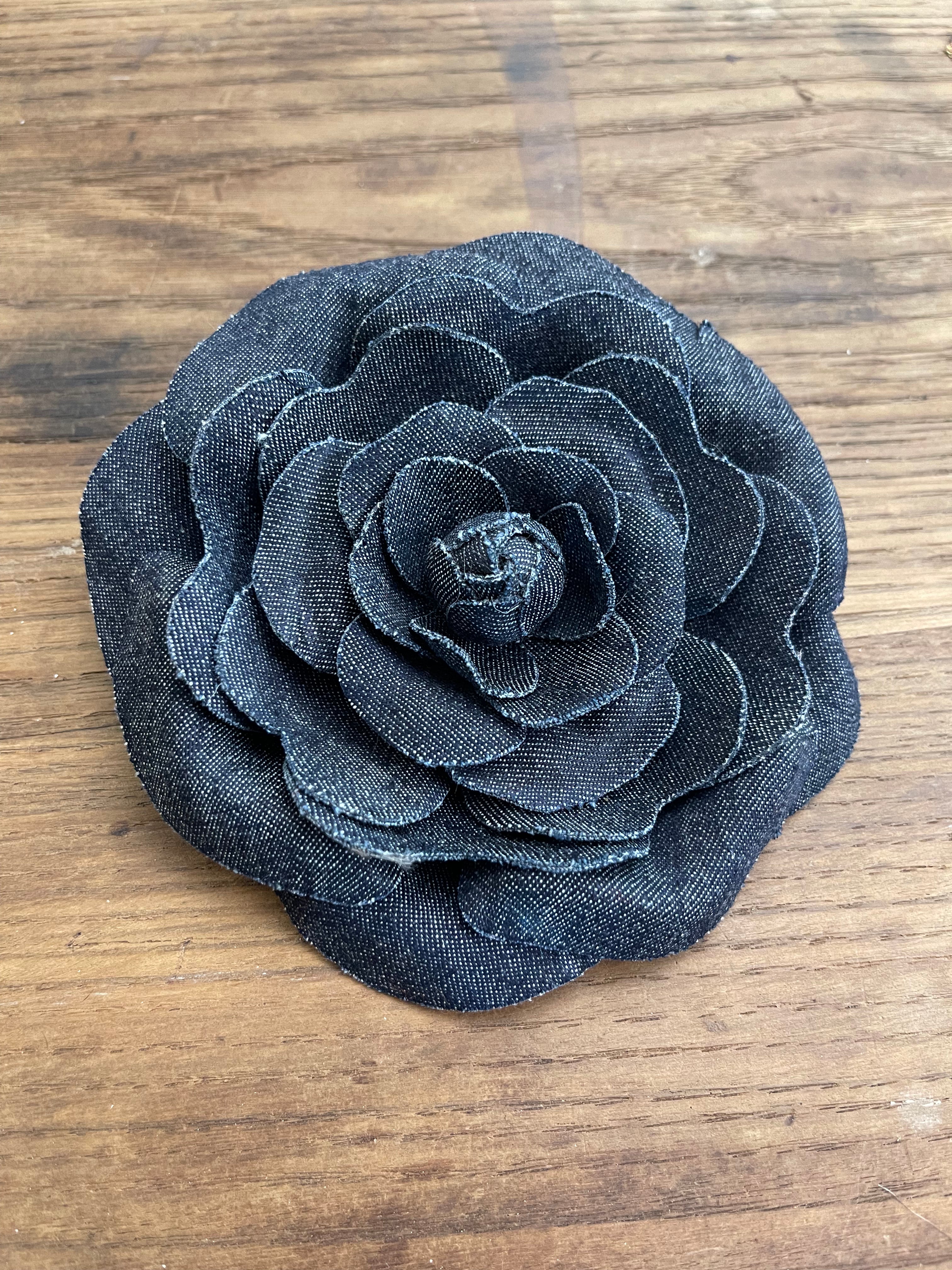 DENIM BROOCH